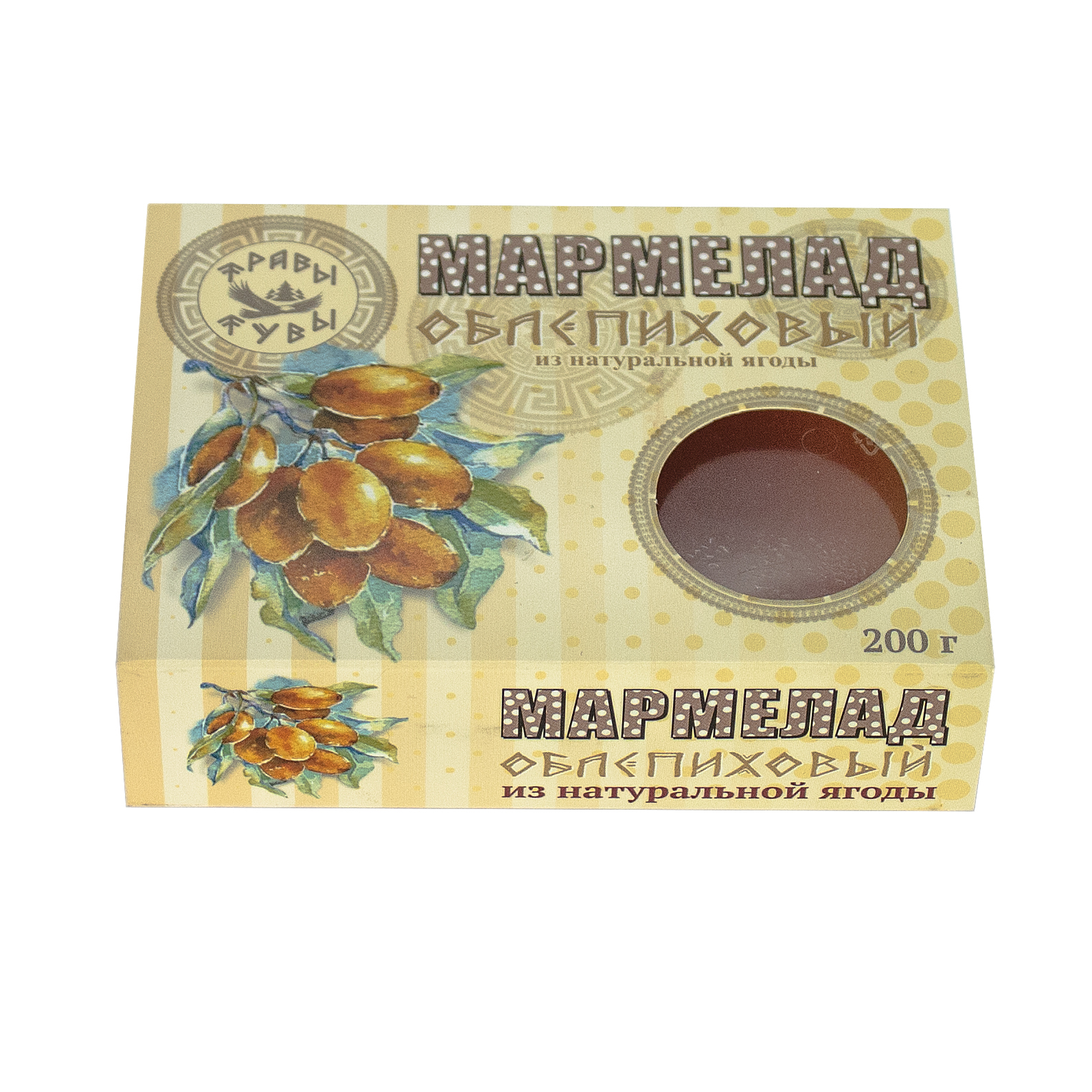 Мармелад Облепиховый